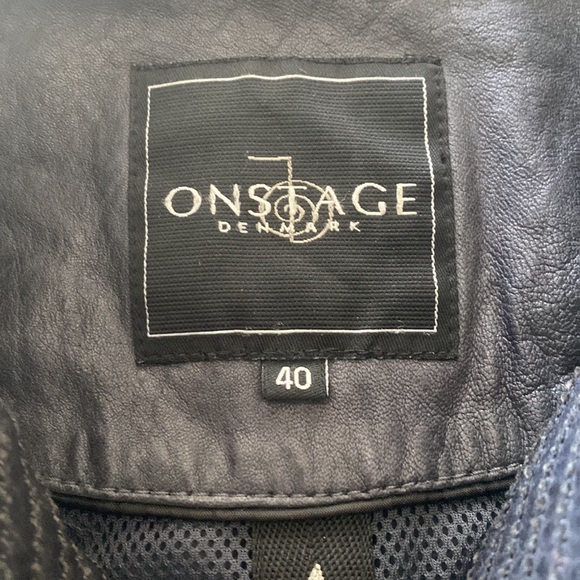 OnStage Denmark - Leather Motorcycle Jacket - Picture 2 of 6